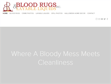 Tablet Screenshot of bloodrugs.com